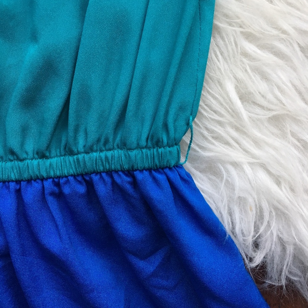 🌷SPRING SALE!🌷 Cute Sleeveless Teal Blue Dress - Picture 8 of 8